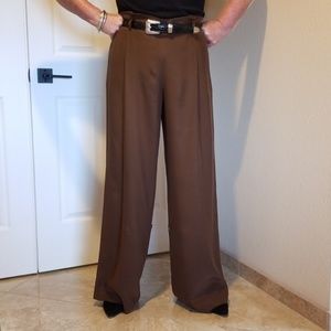 WORTH Convertible Silk Wide Leg Pant